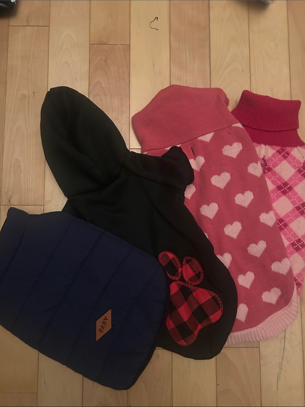 Dogs Pink Heart Knit Pullover, hoodie , sweater and winter jacket